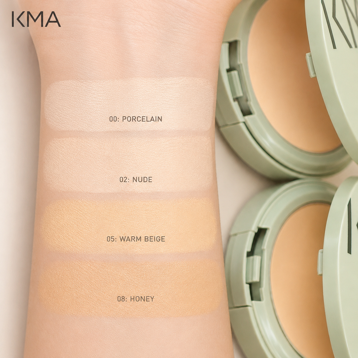 KMA Perfect Smooth Powder SPF15 PA+++ 12g แป้งผสมรองพื้นปกปิดขั้นเทพ