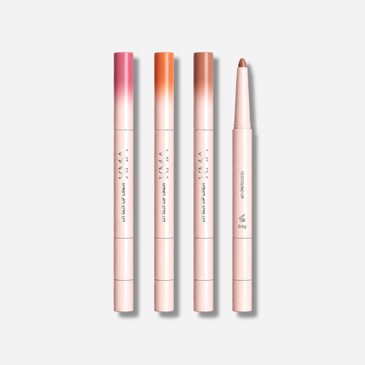 KMA Lit Glit Lip Liner 0.6g ดินสอเขียนขอบปากสีชัดติดทน