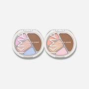 KMA Shape & Shine Palette พาเลตต์คอนทัวร์ บลัช และไฮไลท์ 7.8g