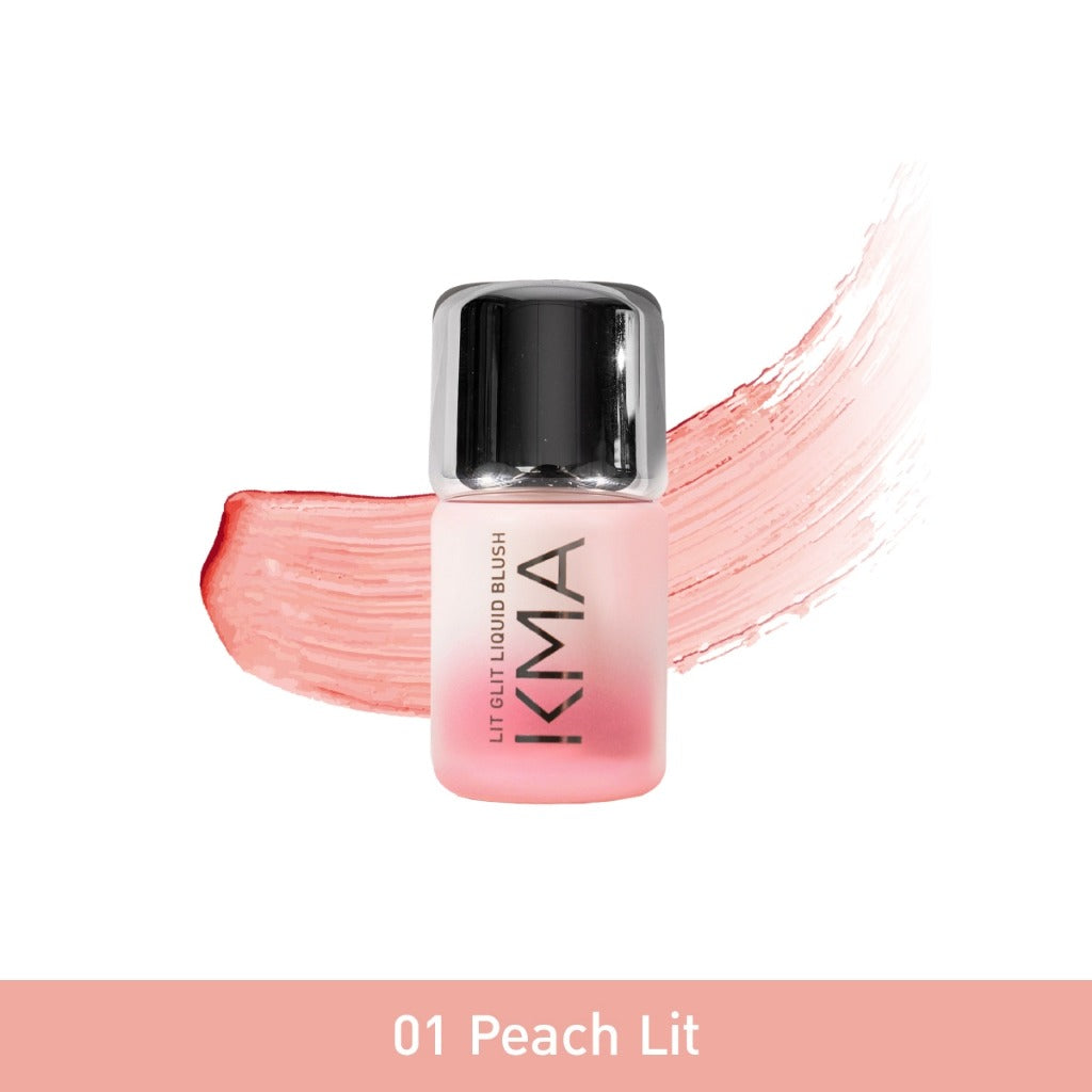 KMA Lit Glit Liquid Blush บลัชออนเนื้อลิควิด งานผิวโกลว์สวย - KMA