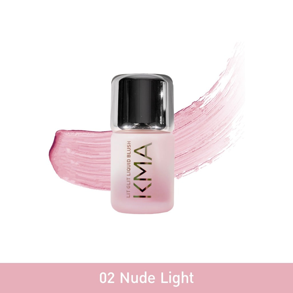 KMA Lit Glit Liquid Blush บลัชออนเนื้อลิควิด งานผิวโกลว์สวย - KMA