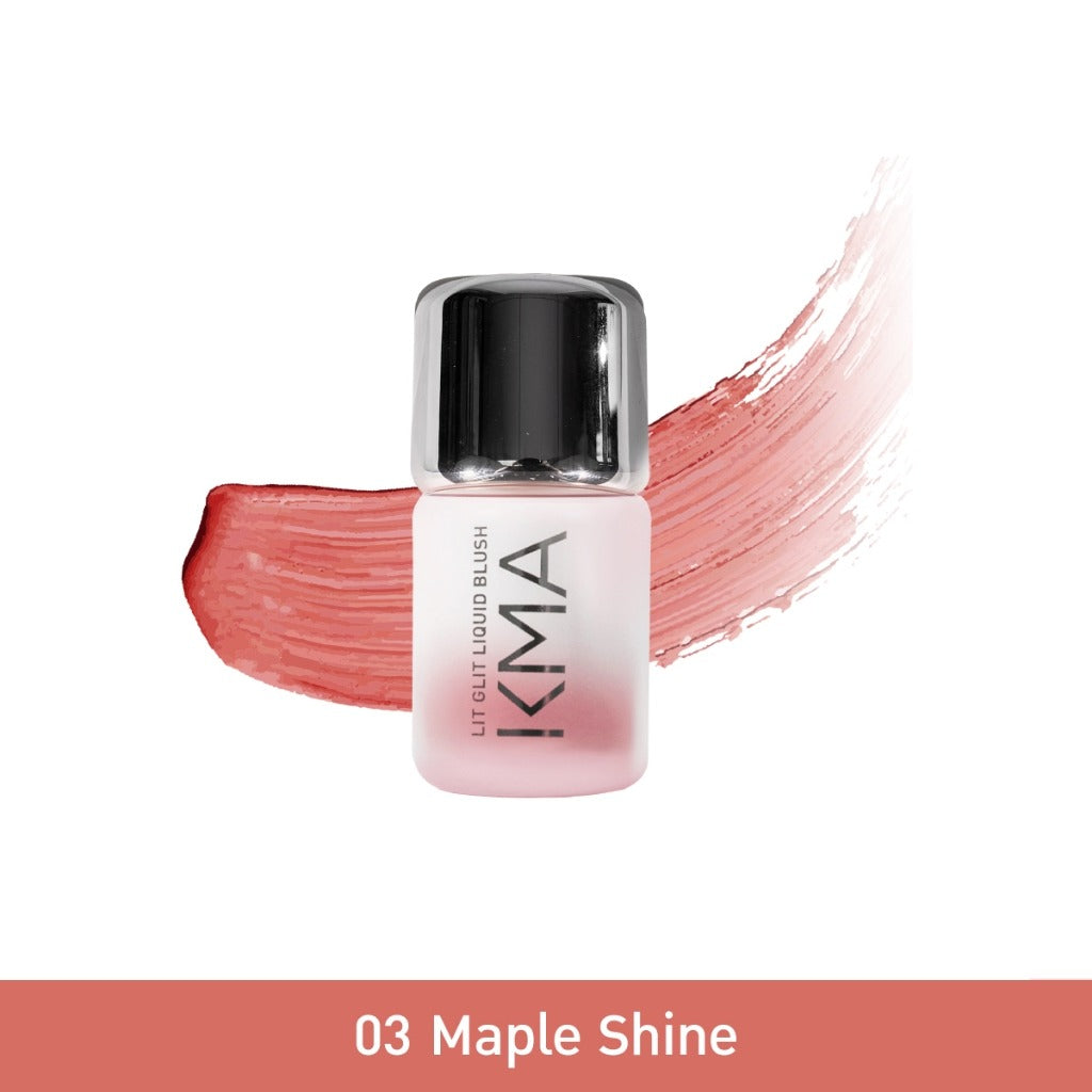KMA Lit Glit Liquid Blush บลัชออนเนื้อลิควิด งานผิวโกลว์สวย - KMA