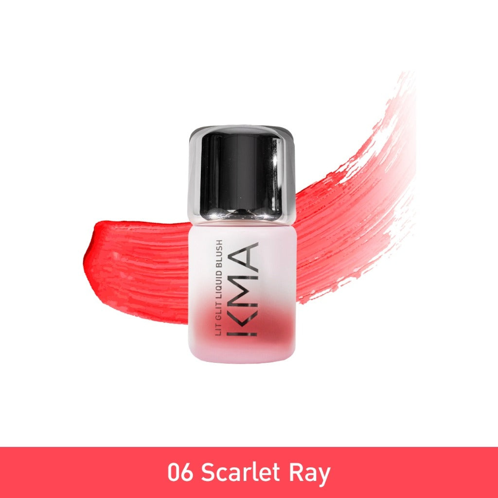 KMA Lit Glit Liquid Blush บลัชออนเนื้อลิควิด งานผิวโกลว์สวย - KMA