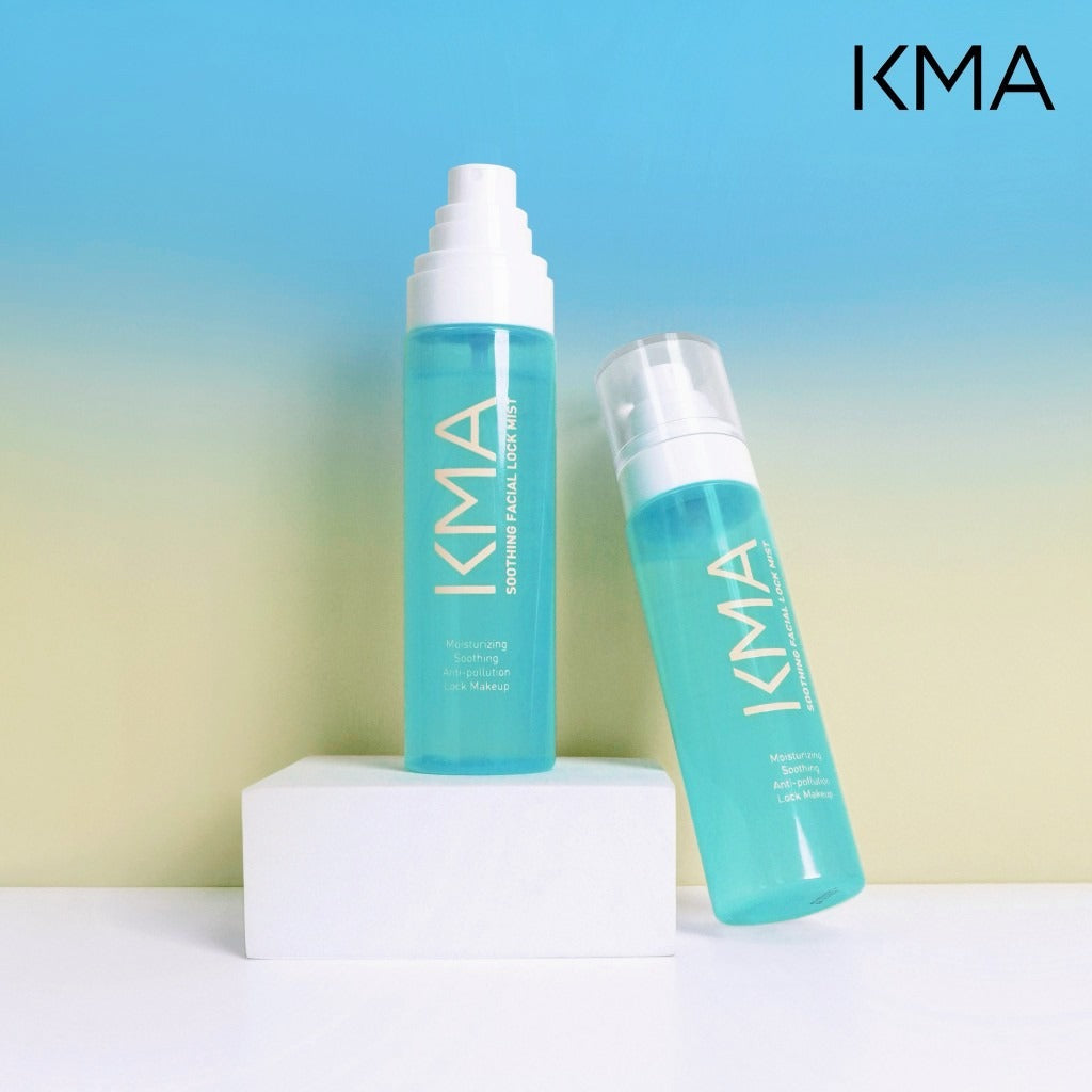 KMA Soothing Facial Lock Mist 100ml สเปรย์ล็อกเมคอัพหน้าเป๊ะคุมมันกันมลภาวะ - KMA