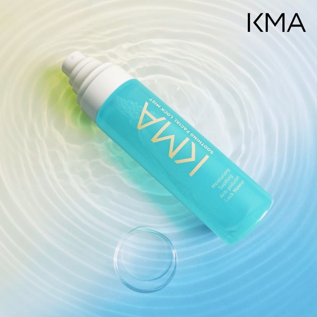 KMA Soothing Facial Lock Mist 100ml สเปรย์ล็อกเมคอัพหน้าเป๊ะคุมมันกันมลภาวะ - KMA