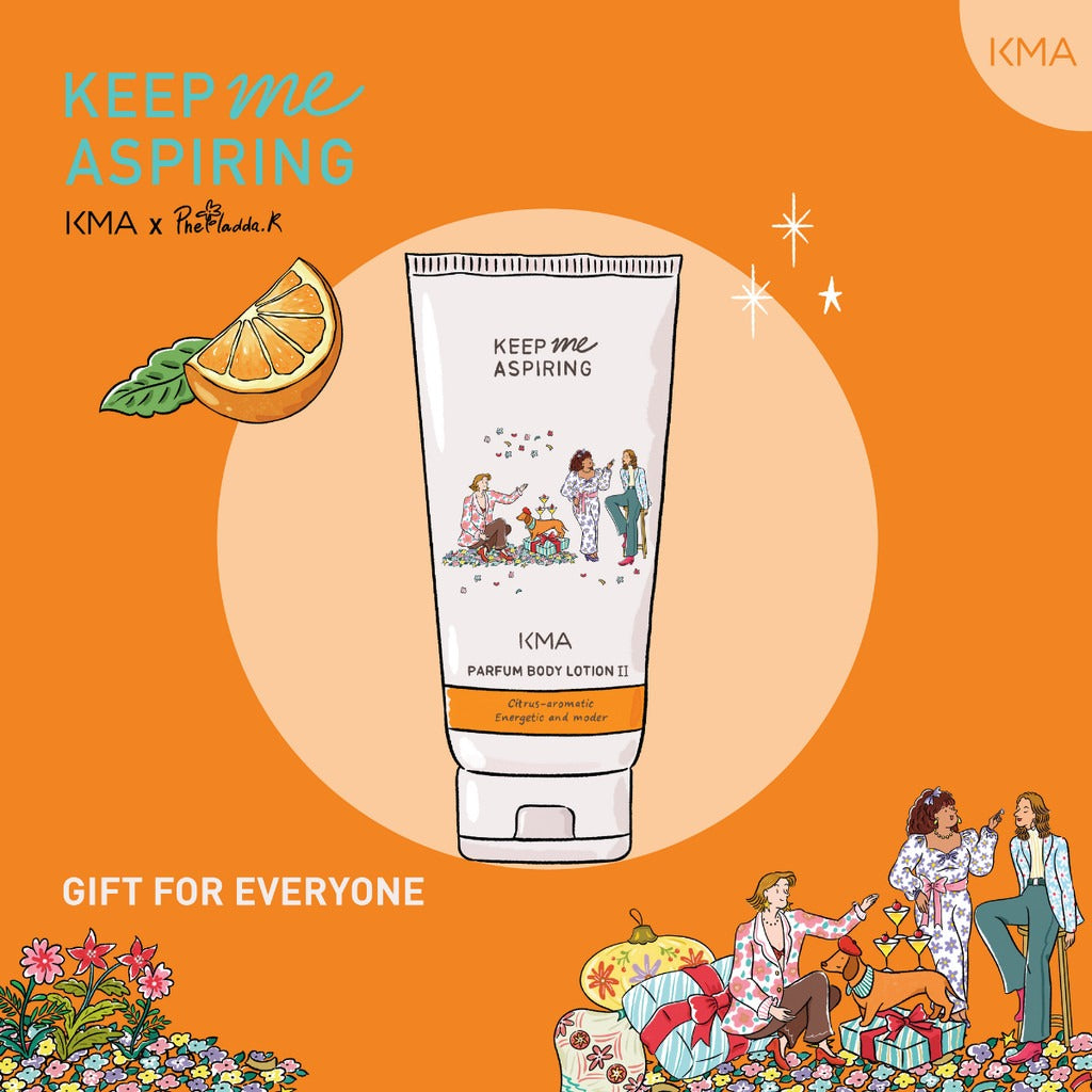 KMA Keep Me Aspiring Parfum Body Lotion โลชั่นน้ำหอมบำรุงผิวกาย เนื้อบางเบา 120 กรัม