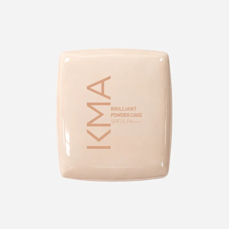 KMA Brilliant Powder Cake (9g) แป้งผสมรองพื้นผิวเนียนใสบำรุงผิวอิ่มฟูอำพรางริ้วรอย