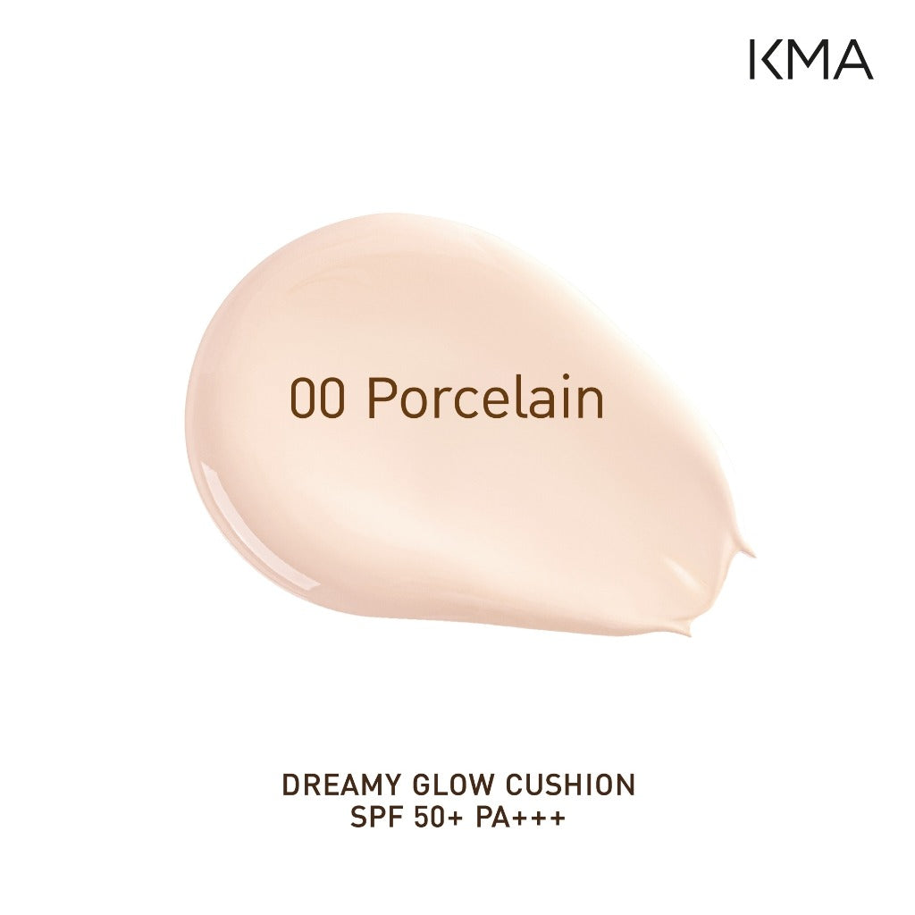 คู่หูผิวโกลว์เล่นแสง คุชชั่นงานผิวและแป้งเซตเมคอัพคุมมัน Dreamy Glow Cushion และ Light Setting Powder