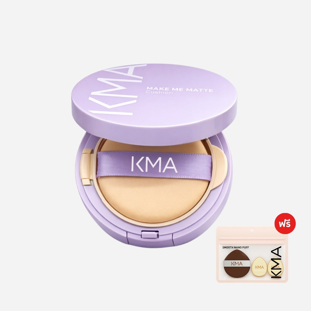 Make Me Matte Cushion แถมฟรี Smooth Nano Puff