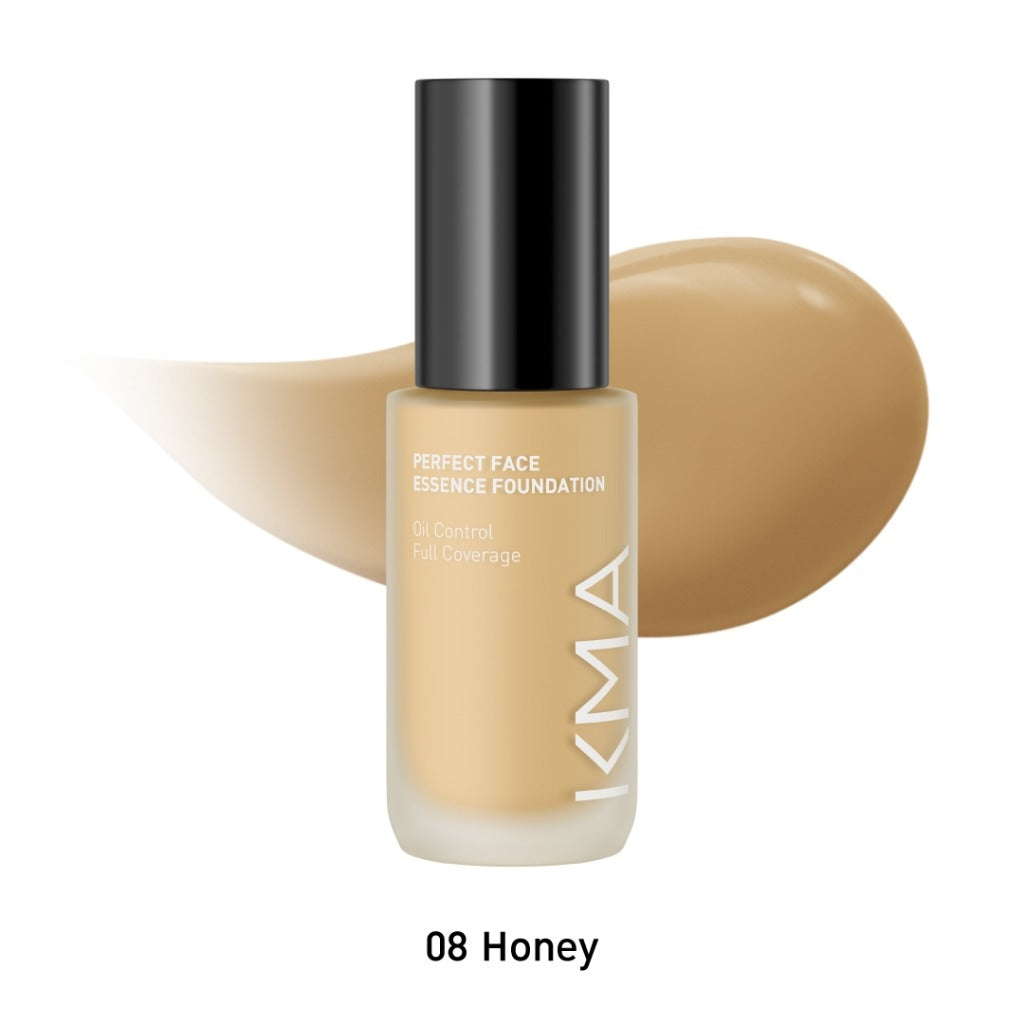KMA Perfect Face Essence Foundation 30ml รองพื้นปกปิดขั้นเทพ  Honey