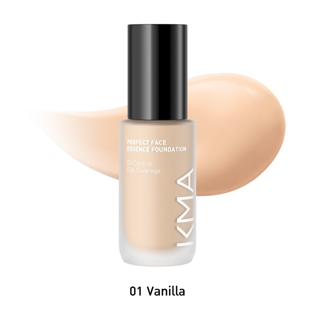 KMA Perfect Face Essence Foundation 30ml รองพื้นปกปิดขั้นเทพ Vanilla