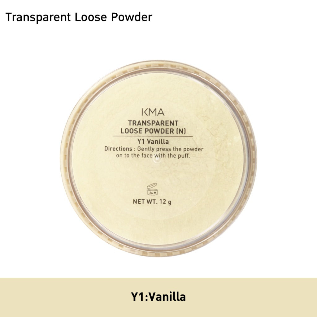 KMA Transparent Loose Powder 12g แป้งฝุ่นโปร่งแสง เซตผิวเนียน Vanilla