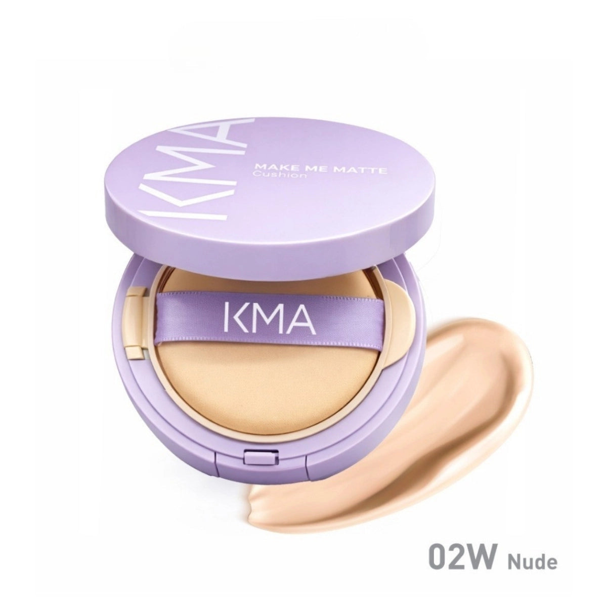 KMA Make Me Matte Cushion คุชชั่นแมทท์ คุมมัน ปกปิด 12 กรัม Nude - KMA