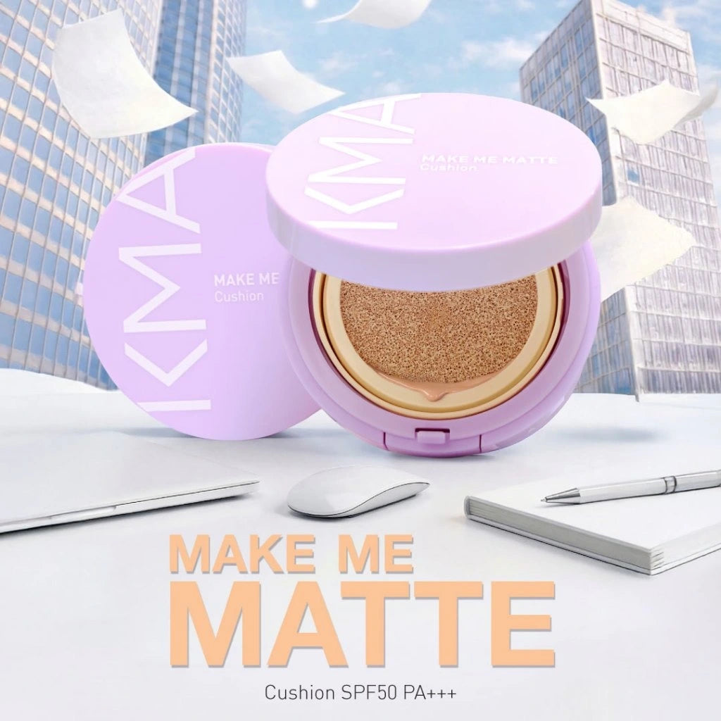 KMA Make Me Matte Cushion คุชชั่นแมทท์ คุมมัน ปกปิด 12 กรัม - KMA